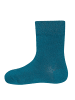 ewers 3er-Set Socken 3er Pack Ringel/Uni in navy-blau-türkis