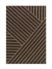 Arte Espina Wohnzimmer Teppich – Kurzflorteppich Cool 5056 in taupe - rechteckig