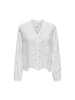 ONLY Langarmbluse in Bright White