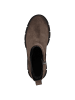 Tamaris WIDE FIT Chelsea Boot in MUSHROOM SUEDE