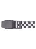 Urban Classics Urban Classics Unisex UC Canvas Belt Checkerboard 150cm in black/white
