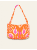 Oilily Heavens City Hobo Bag With Ruffles in Orange