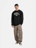 Sweatjacke "Team Crewneck" in Schwarz