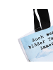 Mr. & Mrs. Panda Tasche Schildkröte  Pommes Design mit Spruch in Weiß
