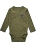 Hummel Druckknopf Strampler Hmlbeesy E-Sport Kinder in DUSTY OLIVE