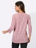 Sieh an! 3/4-Arm-Shirt in rosenquarz-bedruckt