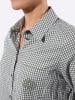 WITT WEIDEN Longbluse in khaki-weiß-kariert