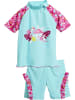 Playshoes Kinder Bade Set "UV-Schutz Bade-Set Flamingo" in Türkis