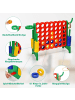 COSTWAY Vier-Gewinnt Spiel in Grün