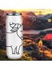 Mr. & Mrs. Panda Getränkedosen Trinkflasche Sternzeichen Stier o... in Weiß