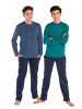 AUTHENTIC LE JOGGER Pyjama in petrol, marine