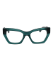 Ana Hickmann Damen Optische Fassungen Katzenauge Türkis