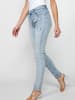 KOROSHI LANGE JEANS SCHMALE HOSE in blau