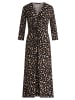 Betty Barclay Midikleid mit Raffung in Braun/Beige