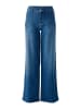 Oui Jeans Wide Leg in darkblue denim