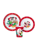 Disney Minnie and Mickey Weihnachtsgeschirrset