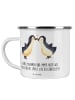 Mr. & Mrs. Panda Becher 8. Hochzeitstag Blechhochzeit mit Spruch in Weiß