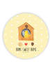 Mr. & Mrs. Panda magnet Vogelhaus Home mit Spruch in Gelb Pastell