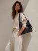 collezione alessandro Schultertasche " Roma " in schwarz