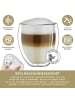 Creano 6er Set Thermoglas dg-b "Kaffeeglas/Teeglas" - 250ml Glas