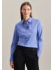 Seidensticker Hemdbluse Slim Fit in Mittelblau