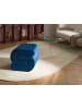Beliani Pouf ARCADIA in Blau - (W) 45 x (H) 48 x (L) 50 cm