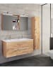 ebuy24 Badmöbelset BudasiSS Eiche 111 x 47 cm