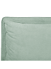 Beliani Wasserbett BAJONNA in Grün/Schwarz - (W) 180 x (H) 94 x (L) 235 cm