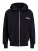 Jack & Jones Sweatshirt JORROXBURY ZIP in Schwarz
