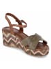 Marco Tozzi Sandalette in oliv