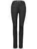 Street One Slim Fit Coated Hose in Schwarz