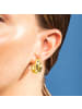 Luxenter Ohrringe Zunduri mit 18 Karat Gelbgold-Finish-ZUNDURI