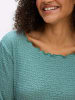 sheego Langarm-Shirt in salbei