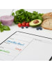 relaxdays Speiseplan Wochenplaner in Weiß - (B)30 x (H)42 cm