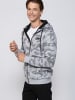 KOROSHI Sweatshirt Jacke in grau