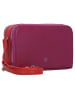 DuDu Umhängetasche Leder 19 cm in fuchsia
