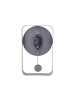 Karlsson Wanduhr Pendulum Charm - Grau - 32,5x20x5cm