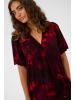 CULTURE Kurzarm-Bluse CUelsie Fitted in Red Flower