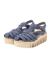 Art in the City  Sandalen blau