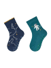 Sterntaler ABS Socken 2er-Pack Sternenbild in blau melange