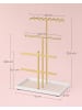 SONGMICS Schmuckständer Caeley in Blassgold - (B)12 x (H)30 x (T)21 cm