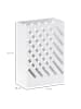 HOMCOM Schirmhalter-28L x 14B x 41H cm-Weiß