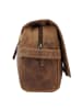 Greenburry Vintage Kulturbeutel Leder 27 cm in brown