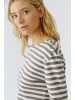 Oui T-Shirt SUNALA in white brown
