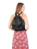 Samantha Look Rucksack echt Leder in schwarz