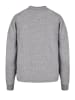 F4NT4STIC Oversize Sweatshirt Ahoi Anker Crop Knut & Jan Hamburg in grau meliert