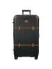 BRIC`s Bellagio Trunk - 4-Rollen-Trolley 80 cm recycelt (cream) in black/tan