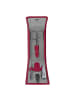 Windrose Beluga Schmuckkasten Leder 10 cm in beere