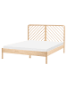 Beliani 2-tlg Doppelbett SEPHOS in Braun