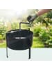 relaxdays Gartensieb in Schwarz - (H)56 x Ø 40 cm